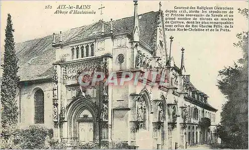 Cartes postales Aix les Bains Abbaye d'Hautecombe