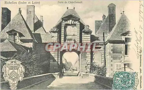 Ansichtskarte AK Richelieu (Indre et Loire) Porte de Chatelleraut