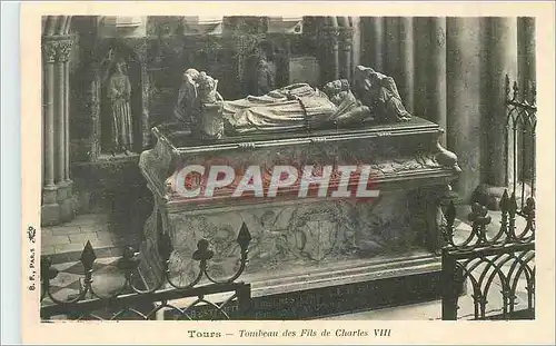 Cartes postales Tours Tombeau des Fils de Charles VIII