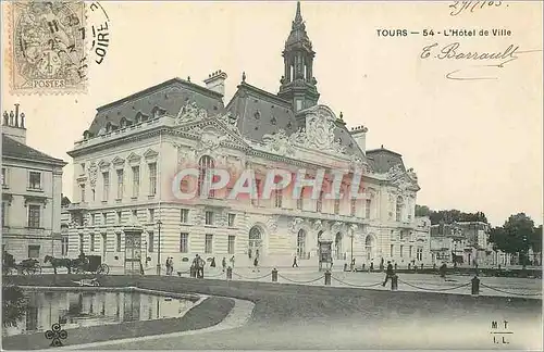 Cartes postales Tours L'Hotel de Ville
