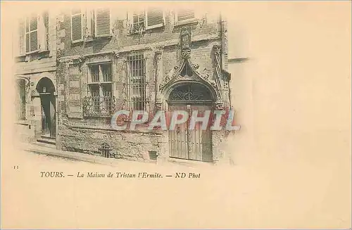 Cartes postales Tours La Maison de Tristan l'Ermite (carte 1900)