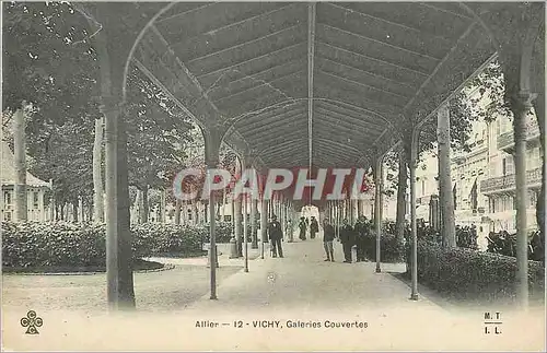 Cartes postales Vichy Allier Galiries Couvertes