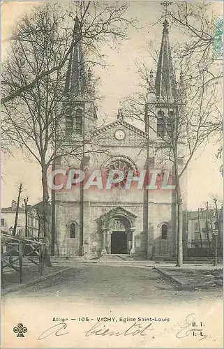 Cartes postales Vichy Allier Eglise Saint Louis