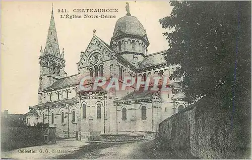 Cartes postales Chateauroux L'Eglise Notre Dame