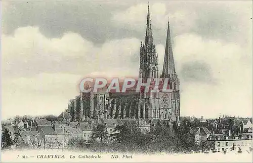 Cartes postales Chartres La Cathedrale
