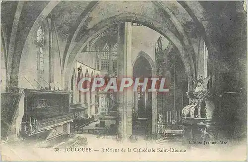 Ansichtskarte AK Toulouse Interieur de la Cathedrale Saint Etienne