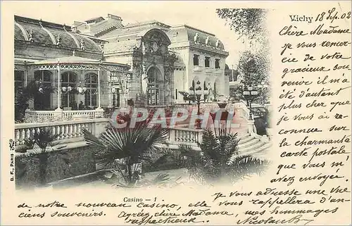 Cartes postales Vichy Casino (carte 1900)