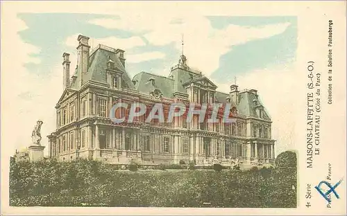 Cartes postales Maisons Laffitte (S et O) Le Chateau (Cote du Parc)