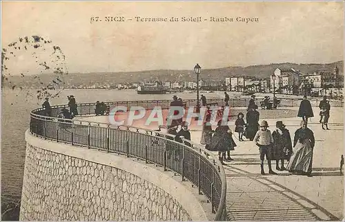 Cartes postales Nice Terrasse du Soleil Rauba Capeau