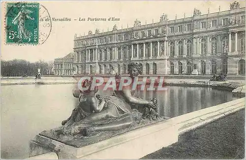 Cartes postales Versailles Les Parterres d'Eau