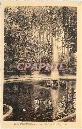 Cartes postales Perpignan Bassin du Square