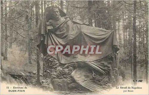 Cartes postales Environs Dijon Fixin Le Reveil de Napoleon par Rude