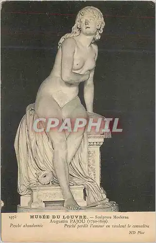Ansichtskarte AK Musee du Louvre Sculpture Moderne Augustin  Pajou (1730 1809)