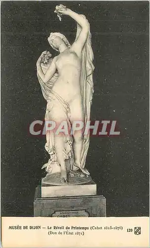 Cartes postales Musee de Dijon Le Reveil du Printemps (Cabet 1815 1876)