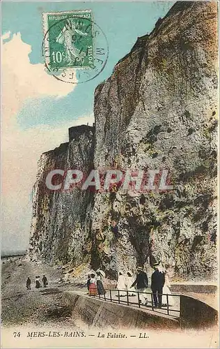 Cartes postales Mers les Bains La Falaise