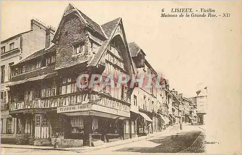 Cartes postales Lisieux Vieilles Maisons de la Grande Rue
