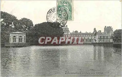 Cartes postales Fontainebleau L'Etang aux Carpes