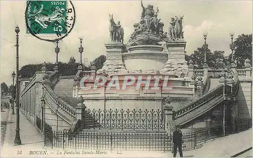 Cartes postales Rouen La Fontaine Sainte Marie
