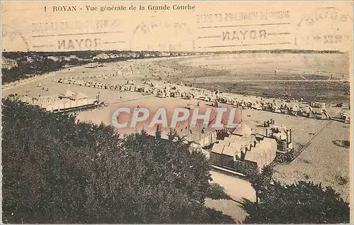Cartes postales Royan Vue Generale de la Grande Conche