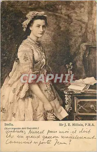 Cartes postales Manchester Art Gallery Stella sir J E Millais
