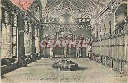 Cartes postales Chateau de Pierrefonds La Salle des Preux