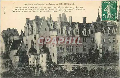 Ansichtskarte AK Besse sur Braye Chateau de Courtanvaux