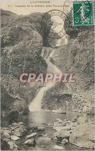 Cartes postales Cascade de la Conche pres de Vic sur Cere L'Auvergne