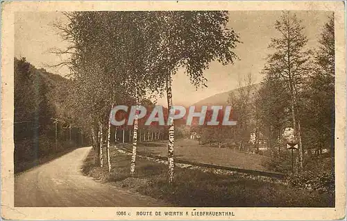 Cartes postales Route de Woerth a Liebfrauenthal