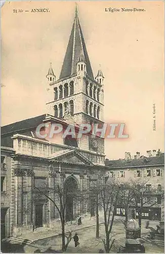 Ansichtskarte AK Annecy L'Eglise Notre Dame