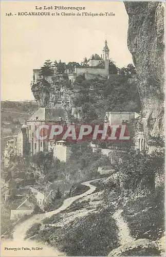 Cartes postales Rocamadour et le Chemin de l'Eveque de Tulle Le Lot Pittoresque