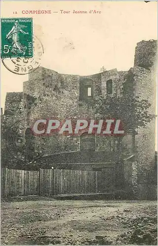 Cartes postales Compiegne Tour Jeanne d'Arc