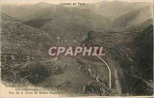 Cartes postales Gorges du Tarn Meyrues Vue de la Route de Sainte Enimie
