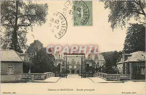 Cartes postales Marchais Entree Principale