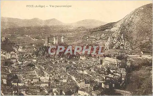 Cartes postales Foix (Ariege) Vue Panoramique