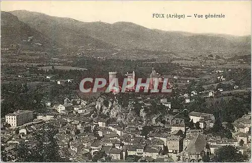 Ansichtskarte AK Foix L'Ariege Vue Generale