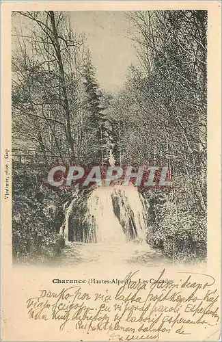 Ansichtskarte AK Charences (Hautes Alpes) Les Cascades (carte 1900�