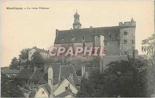 Ansichtskarte AK Montlucon Le Vieux Chateau