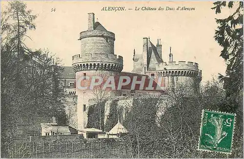 Cartes postales Alencon Le Chateau de Ducs d'Alencon