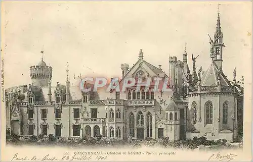 Cartes postales Concarneau Chateau de Keriolet Facade Principale