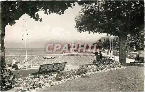 Moderne Karte Evian les Bains La Plage