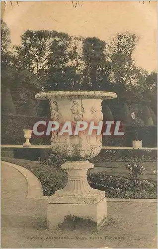 Cartes postales Parc de Versailles Vase sur la terrasse