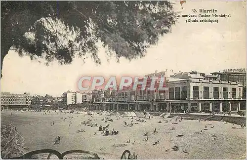 Cartes postales Biarritz Le Nouveau Casino Municipal (Etude Artistique)