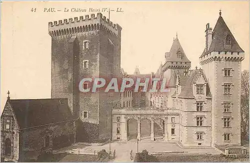 Cartes postales Pau Le Chateau Henri IV