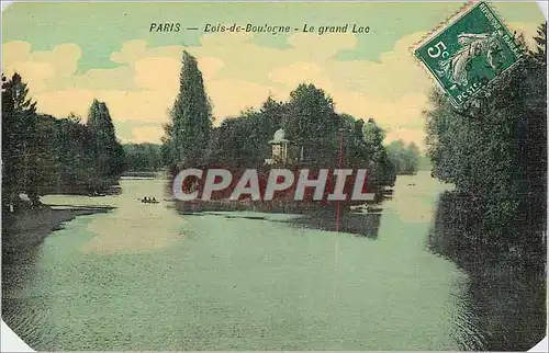 Cartes postales Paris Bois de Boulogne Le Grand Lac