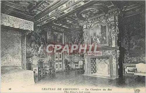 Ansichtskarte AK Chateau de Cheverny La Chambre du Roi