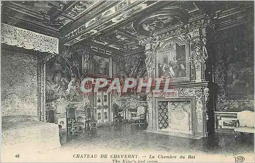 Cartes postales Chateau de Cheverny La Chambre du Roi