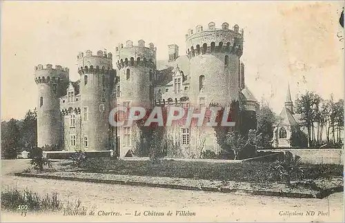 Cartes postales Environs de Chartres le Chateau de Villebon