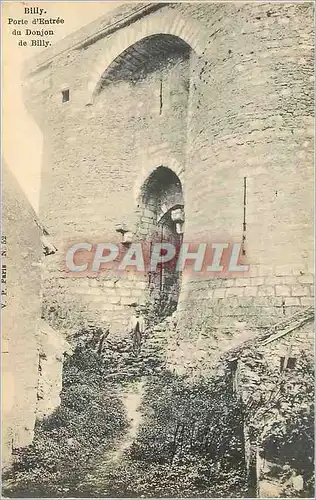 Cartes postales Billy Porte d'Entree du Donjon de Billy