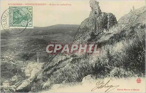 Cartes postales Ruines de Judenburg Bonhomme Diedolshausen