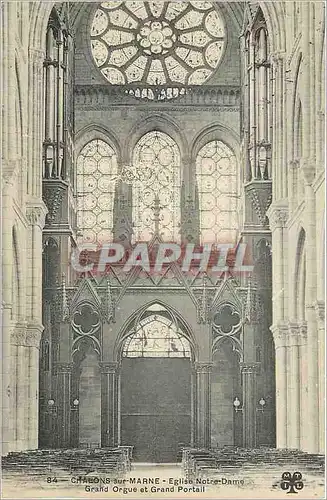 Cartes postales Chalons sur Marne Eglise Notre Dame